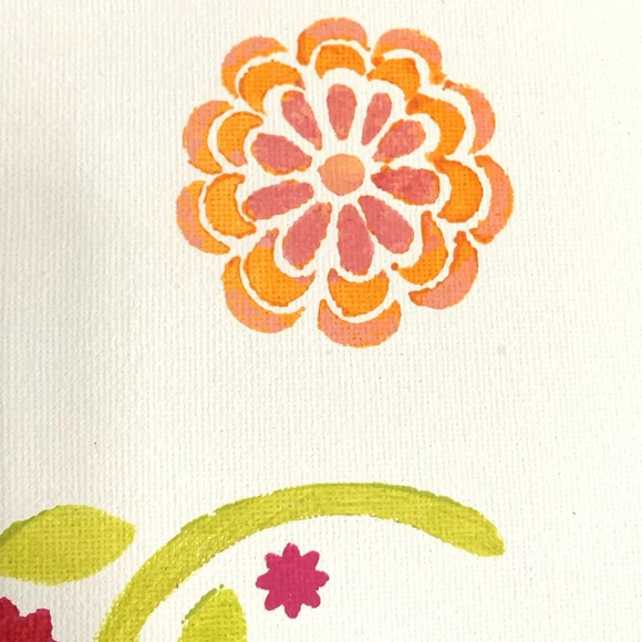 ORIGINAL florals on canvas panel - 8”x10” - Picture 6 of 8